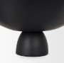 70724 - Radka Large Matte Black Metal Decorative Bowl