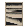 70729 - Revelin Large Fabric Collage Framed Linen Framed Wall Art 