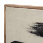 70731 - Rollins Large Cream w/ Black Stripes Wool Framed Art