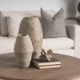 70208 - Rundal Small Gray Paper Mache Vase
