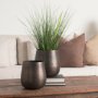 70664 - Quade Large Textured Gold Metal Planter