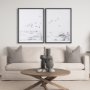 14851 - Arriving II by Mercana Studio a Hand Embellished Textured Framed Art Print Matted under Glass
