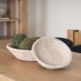 70147 - Nikita Set of 2 Large Light-Wash Reclaimed Wood Bowls