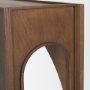 70733 - Laraya Dark Brown Wood Arched Console Table