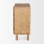 70643 - Heera Light Brown Diamond Motif w/ Shelf Accent Cabinet