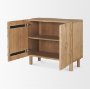 70643 - Heera Light Brown Diamond Motif w/ Shelf Accent Cabinet