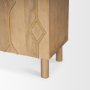 70643 - Heera Light Brown Diamond Motif w/ Shelf Accent Cabinet