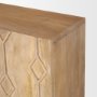 70644 - Heera Light Brown Diamond w/ Shelf Motif Sideboard