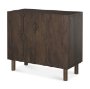 70645 - Heera Dark Brown Diamond Motif w/ Shelf Accent Cabinet