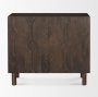 70645 - Heera Dark Brown Diamond Motif w/ Shelf Accent Cabinet
