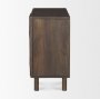 70645 - Heera Dark Brown Diamond Motif w/ Shelf Accent Cabinet