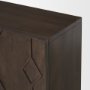 70645 - Heera Dark Brown Diamond Motif w/ Shelf Accent Cabinet