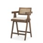 70587 - Indie Medium Brown w/ Cane Counter Stool