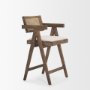 70587 - Indie Medium Brown w/ Cane Counter Stool