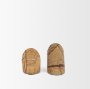 70701 - Rahima Brown Forest Marble Angled Bookends