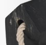70703 - Raena Black Marble House Door Stopper