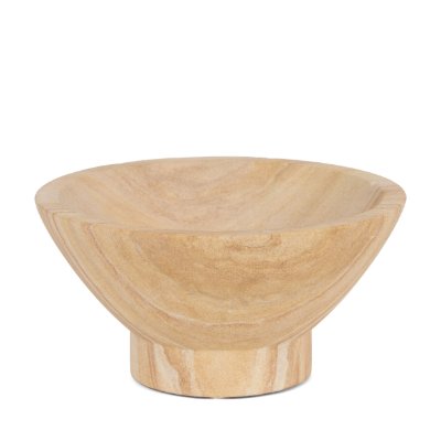 70704 - Ramira Beige Sandstone Decorative Pedestal Bowl