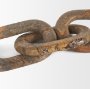 70705 - Reinir Red-Brown Marble Chain Link Decorative Object