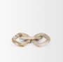 70706 - Reinir Beige Marble Chain Link Decorative Object