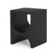 70746 - Sobi Matte Black Square Metal Side Table