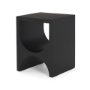 70746 - Sobi Matte Black Square Metal Side Table