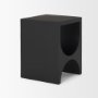 70746 - Sobi Matte Black Square Metal Side Table
