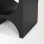70746 - Sobi Matte Black Square Metal Side Table