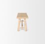 70784 - Sekou Light Brown Wooden Craftsman Bench