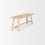 70784 - Sekou Light Brown Wooden Craftsman Bench