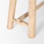 70784 - Sekou Light Brown Wooden Craftsman Bench