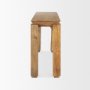 70775-AB - Sapphira Brown Wood Tapered Top Console Table