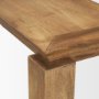 70775-AB - Sapphira Brown Wood Tapered Top Console Table