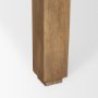 70775-AB - Sapphira Brown Wood Tapered Top Console Table
