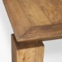 70776-AB - Sapphira Brown Wood Tapered Top Rectangular Dining Table