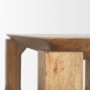 70776-AB - Sapphira Brown Wood Tapered Top Rectangular Dining Table
