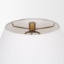 70747 - Salaah Antique Gold Brushed Metal w/ Cream Shade Table Lamp