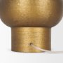 70747 - Salaah Antique Gold Brushed Metal w/ Cream Shade Table Lamp