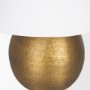 70749 - Sadiyah Antiqued Gold Brushed Metal w/ Cream Shade Table Lamp