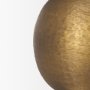 70749 - Sadiyah Antiqued Gold Brushed Metal w/ Cream Shade Table Lamp