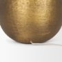 70749 - Sadiyah Antiqued Gold Brushed Metal w/ Cream Shade Table Lamp