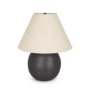 70750 - Sadiyah Black Brushed Metal w/ Beige Shade Table Lamp