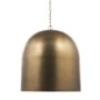 70757 - Sanne Antiqued Gold Metal w/ Silver Foil Large Pendant Light