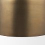 70757 - Sanne Antiqued Gold Metal w/ Silver Foil Large Pendant Light