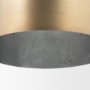 70757 - Sanne Antiqued Gold Metal w/ Silver Foil Large Pendant Light