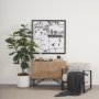 70682 - Darwin Light Brown Wooden 2 Door w/ 2 Shelves Accent Cabinet