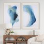 15342 - Raw Emotions II by Ira Havuka a Hand Embellished Textured Framed Art Print Matted under Glass