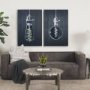 102187-S - Bright Idea I by Mercana Studio a Hand Embellished Textured Canvas