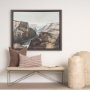 14958 - Canyon View by Mercana Studio a Hand Embellished Textured Framed Art Print Matted under Glass