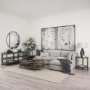 70639 - Romi Dark Brown Wood w/ Bottom Shelf Oval Coffee Table