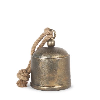 70652 - Quincy Medium Gold Metal Decorative Bell Object